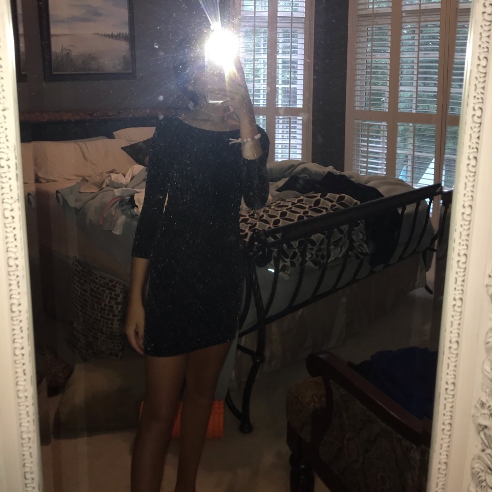 Black sparkly dress